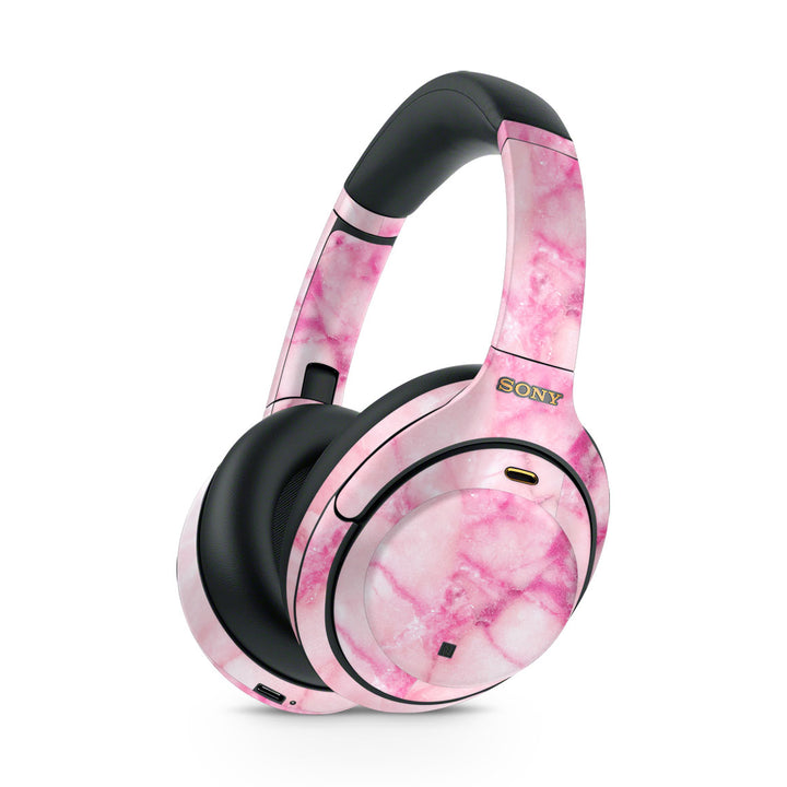 Sony WH-1000XM4 Marble Series Pink Skin