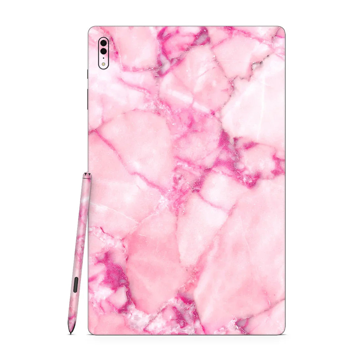 Galaxy Tab S8 Ultra Marble Series Pink Skin
