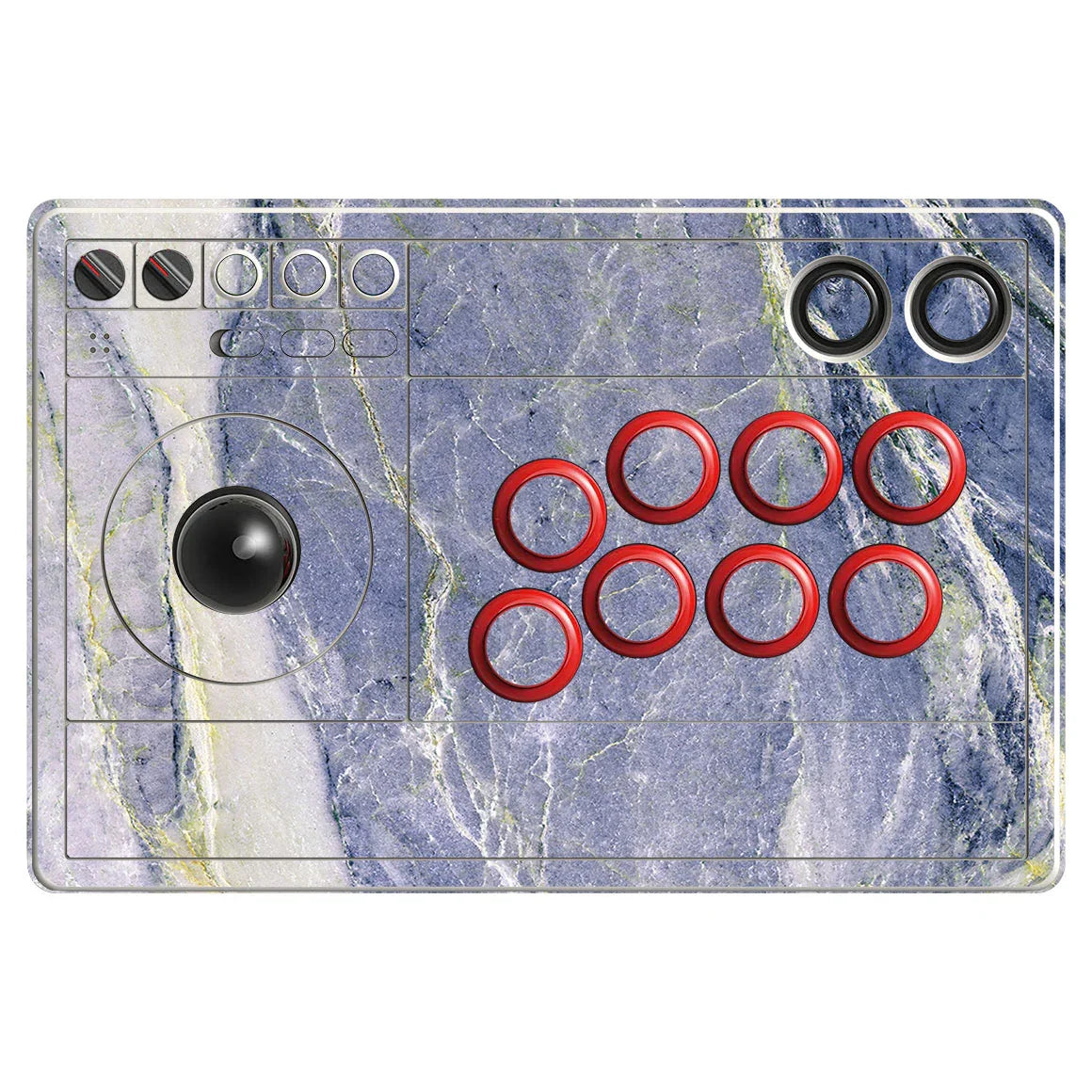 8Bitdo Arcade Stick Marble Series Too Blue Skin