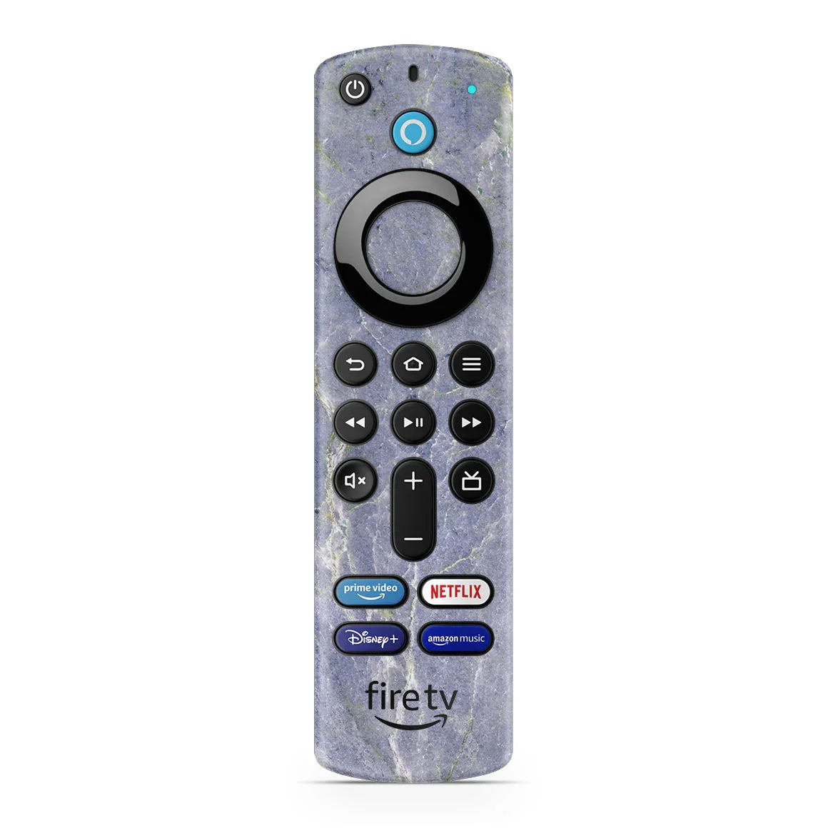 Amazon Fire TV Stick 4K Max Marble Series Too Blue Skin