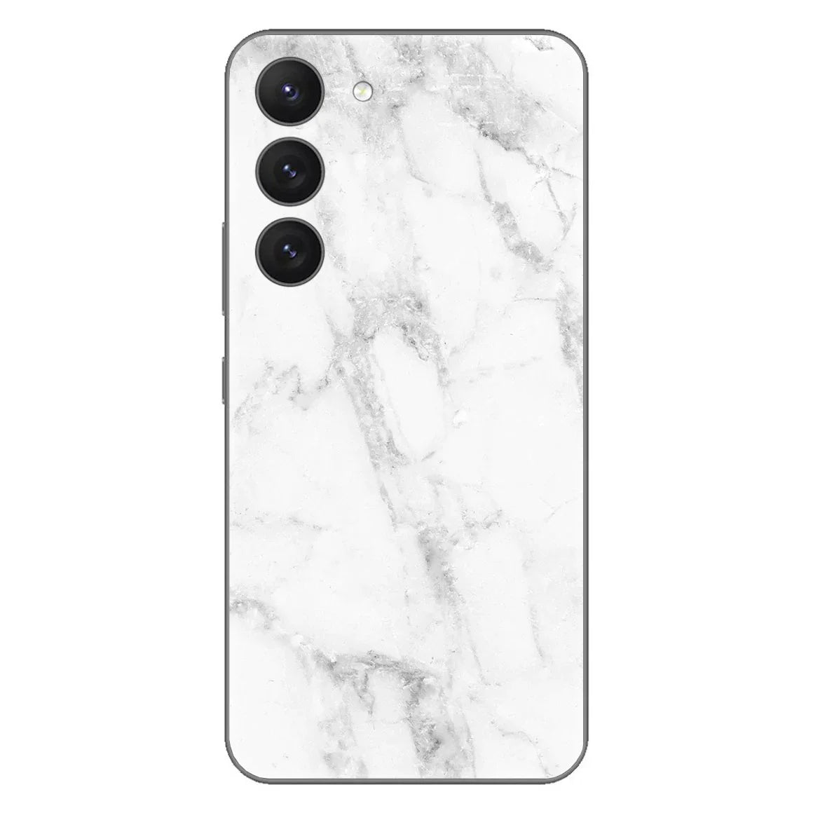 Galaxy S23 Plus Marble Series White Skin