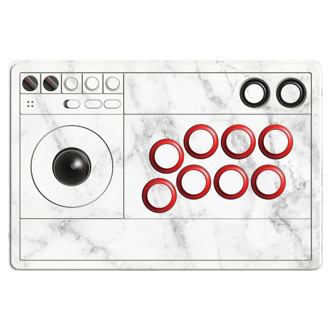 8Bitdo Arcade Stick Marble Series White Skin