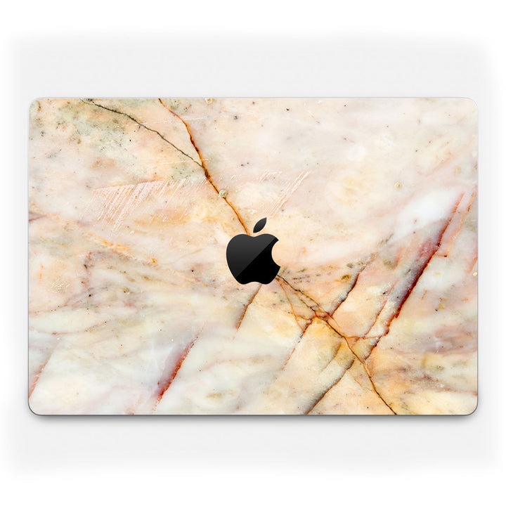 MacBook Pro 14" (2023, M2) Marble Series Yellow Skin