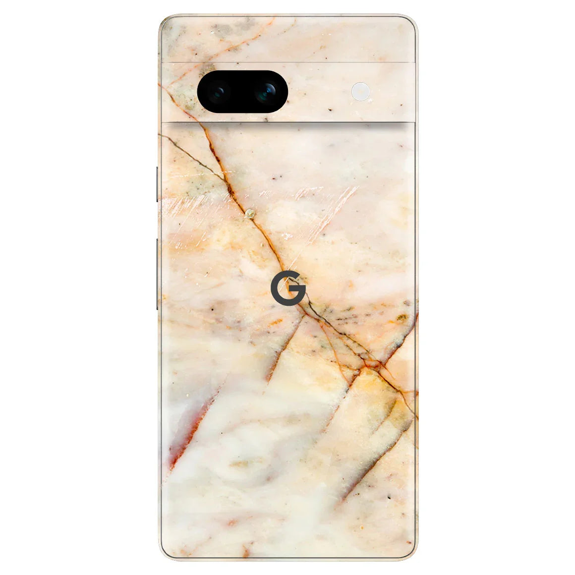 Google Pixel 7a Marble Series Yellow Skin