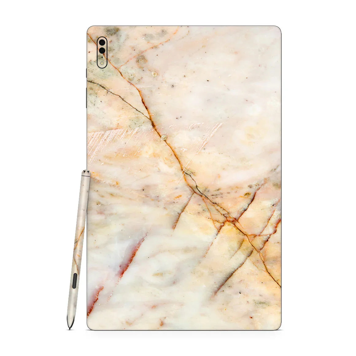 Galaxy Tab S8 Ultra Marble Series Yellow Skin