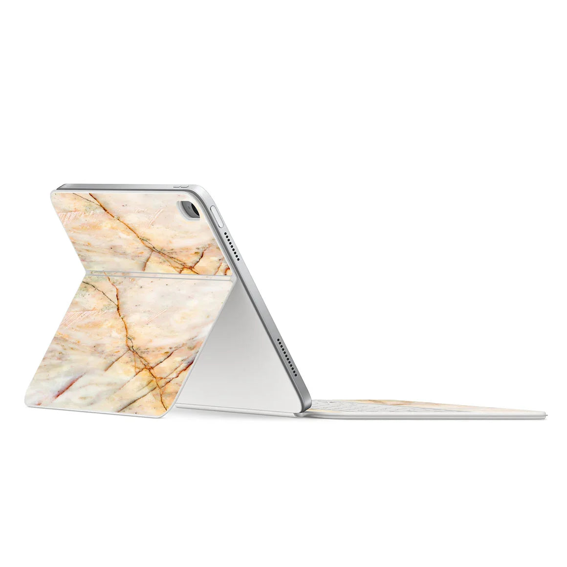 Magic Keyboard Folio for iPad (Gen 10) Marble Series Yellow Skin