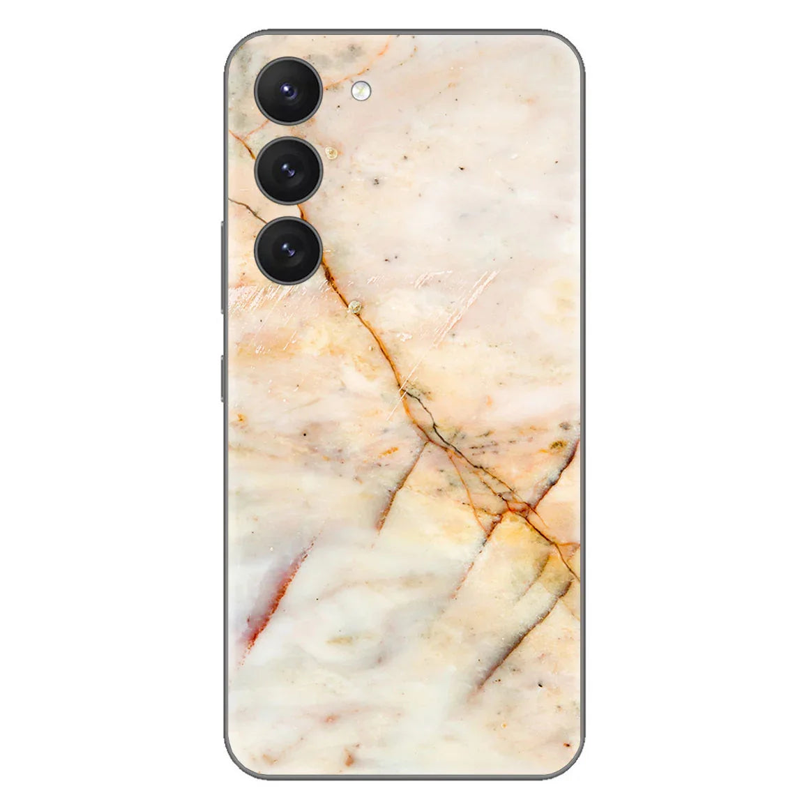 Galaxy S23 Plus Marble Series Yellow Skin