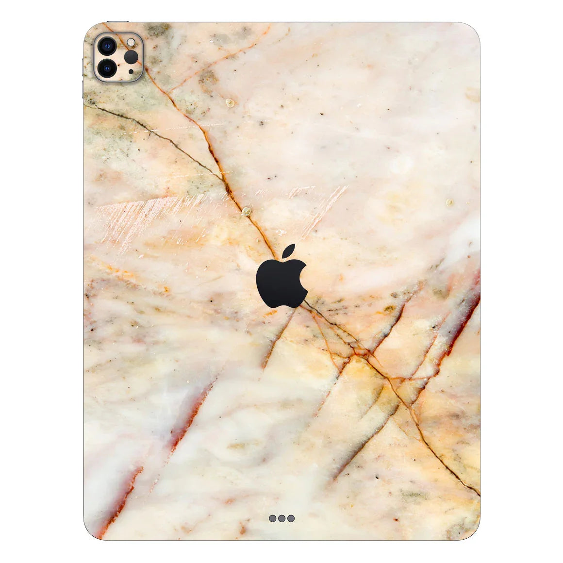 iPad Pro 12.9 Gen 6 Marble Series Yellow Skin
