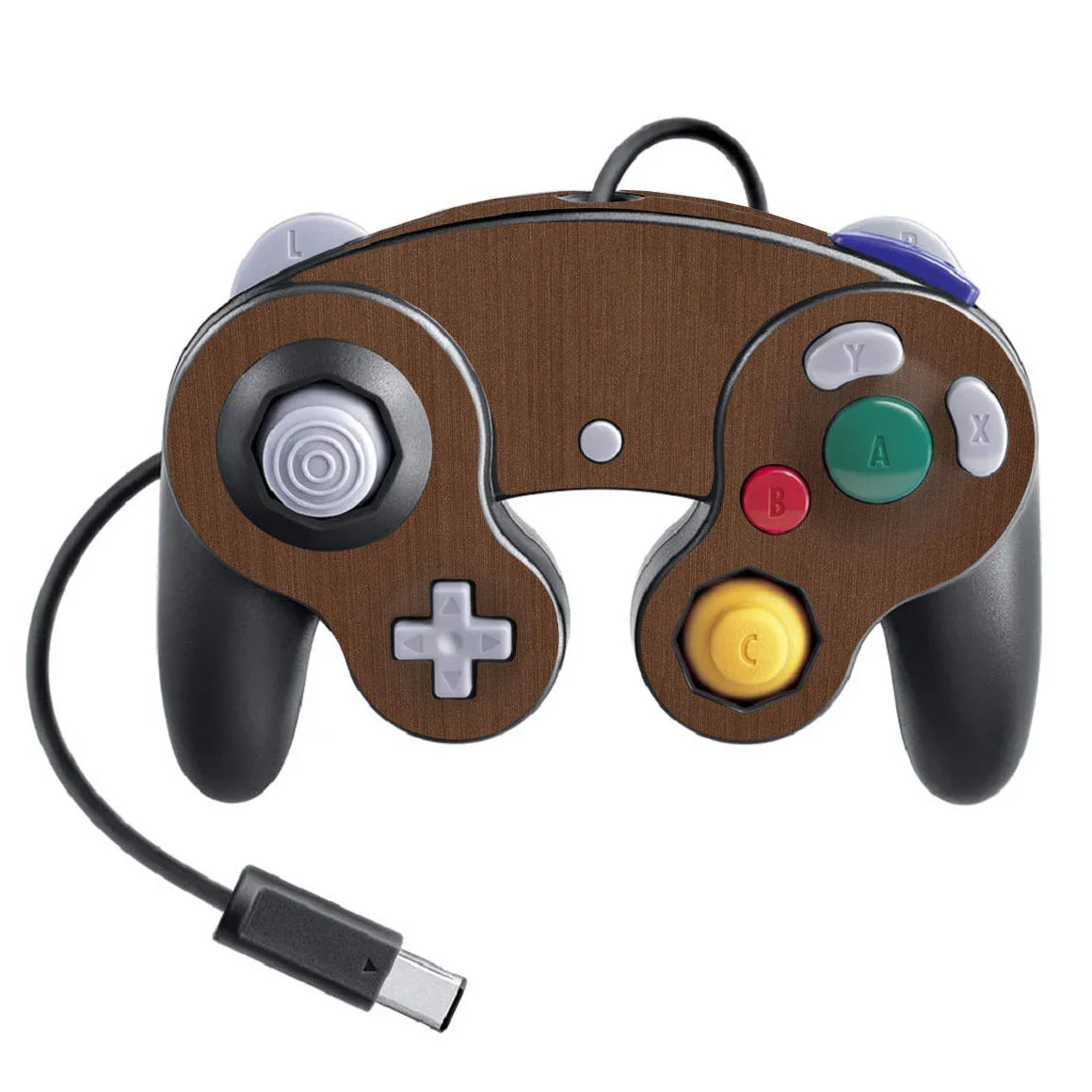 Nintendo Game Cube Controller Super Smash Bros Metal Series Copper Skin
