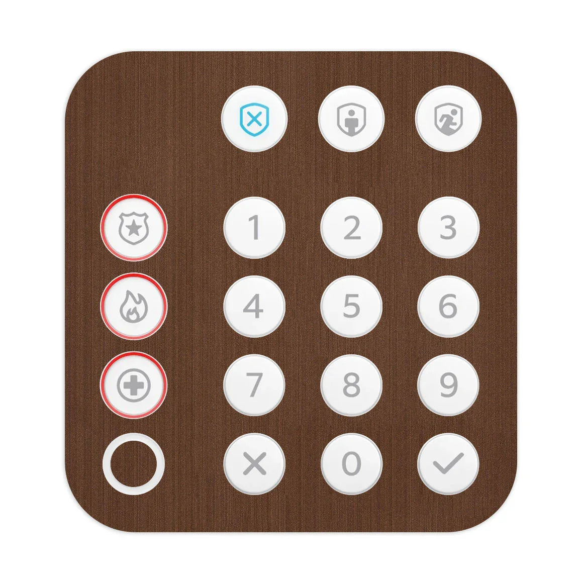 Ring Alarm Keypad (2nd Gen) Metal Series Copper Skin
