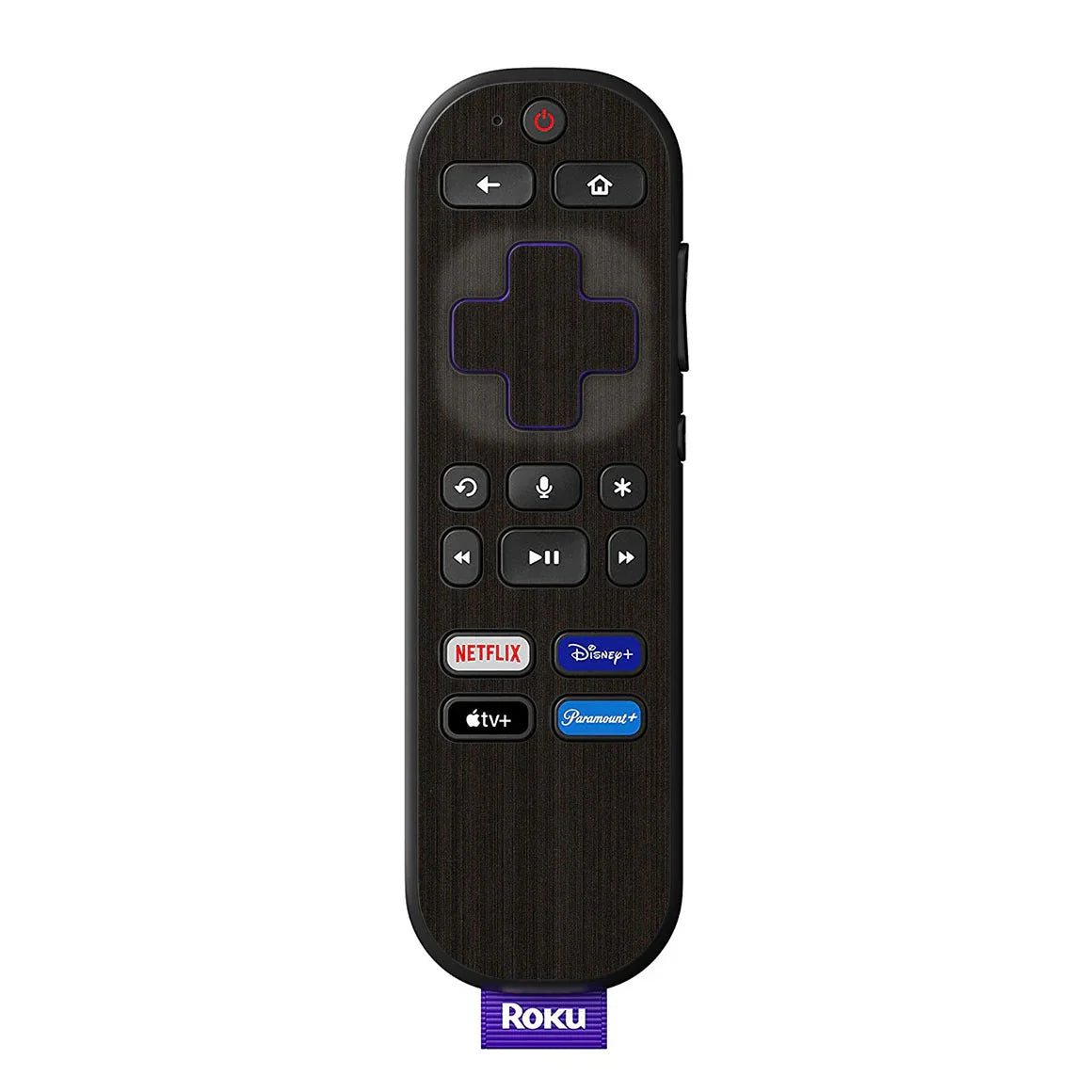Roku Voice Remote Metal Series Onyx Skin