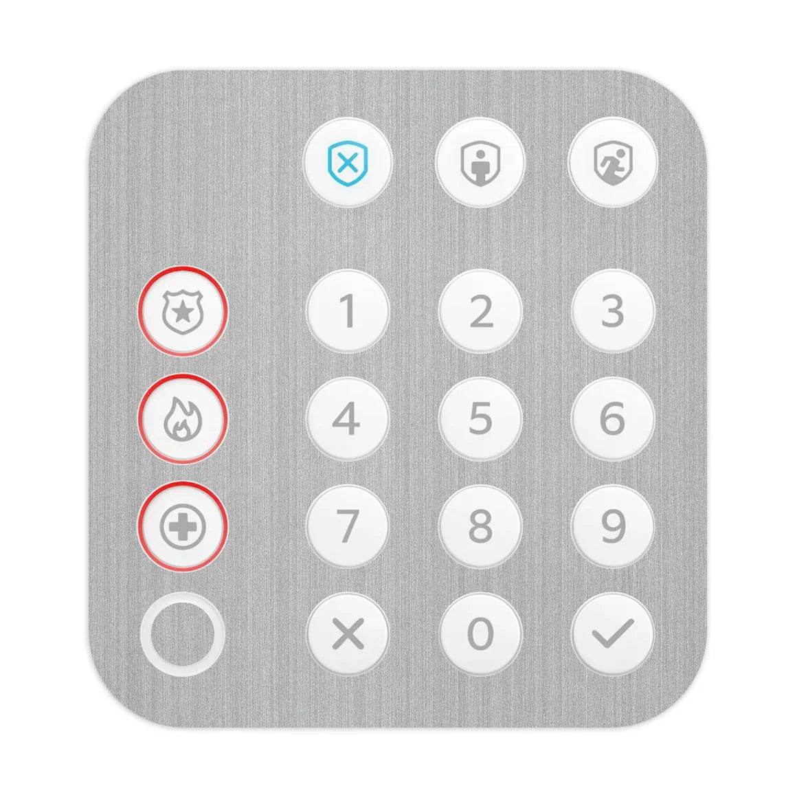 Ring Alarm Keypad (2nd Gen) Metal Series Steel Skin