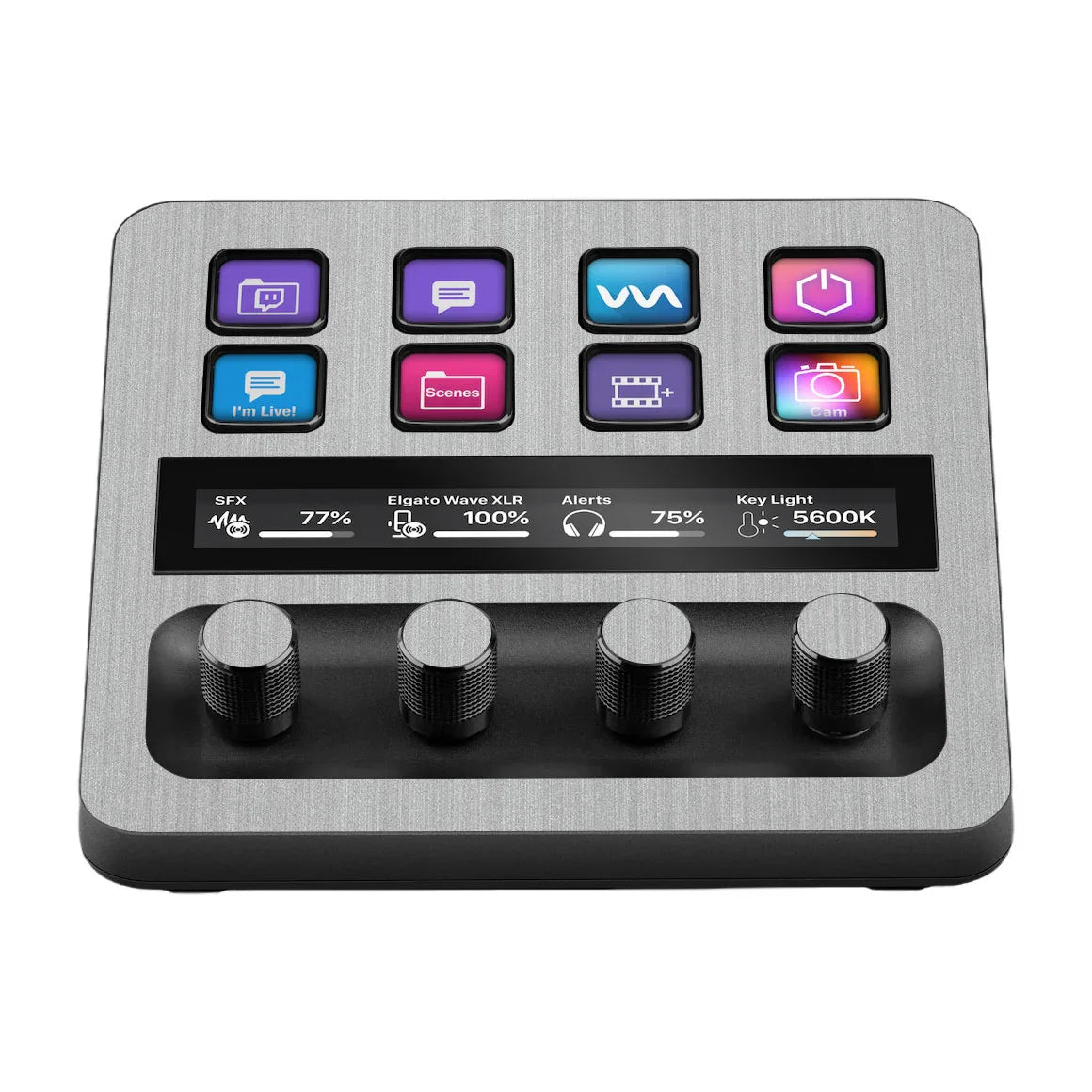 Elgato Stream Deck + Metal Series Steel Skin
