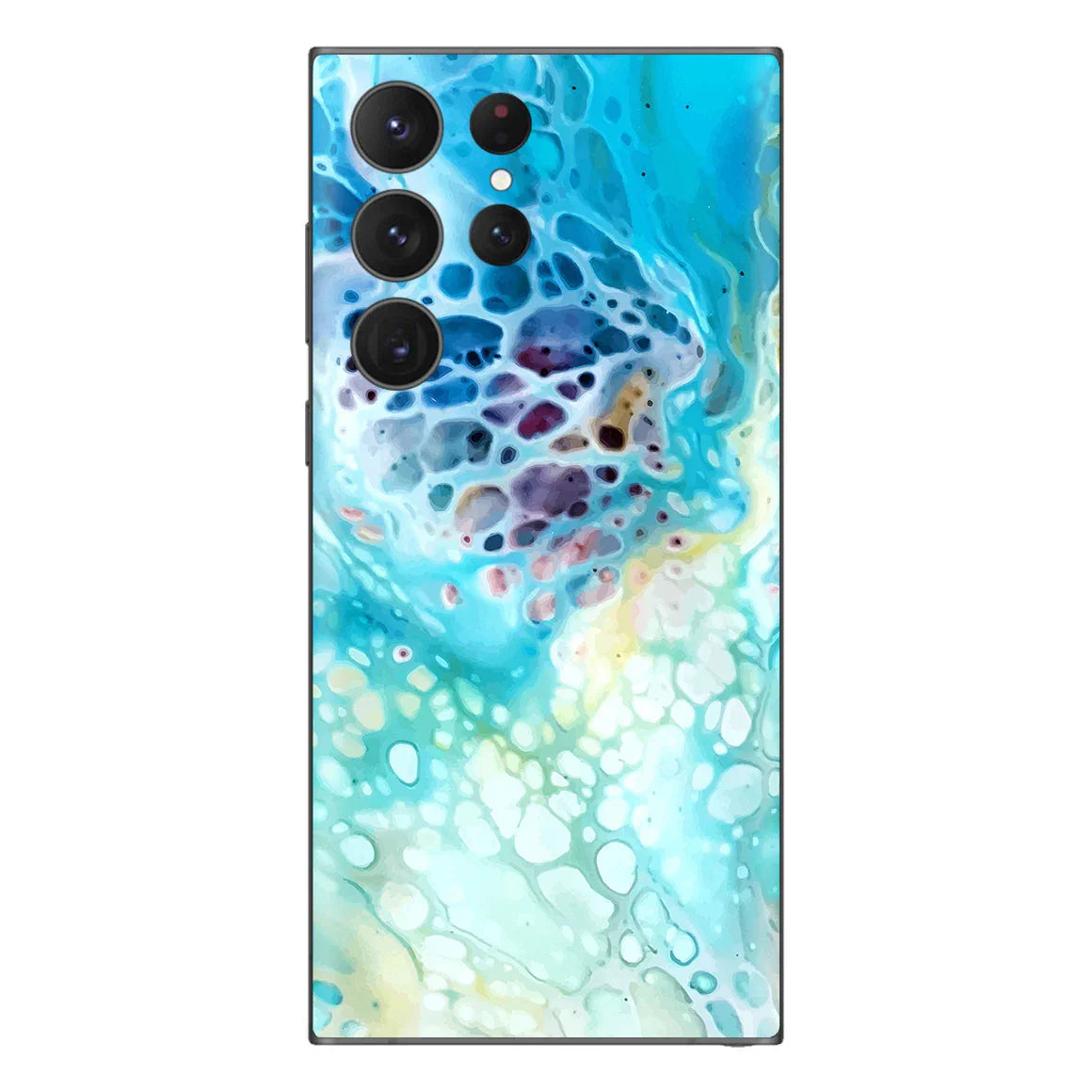Galaxy S23 Ultra Oil Paint Series Arctic Waves Skin