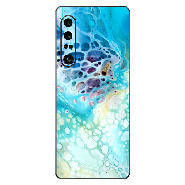 Sony Xperia 1 IV Oil Paint Series Arctic Waves Skin