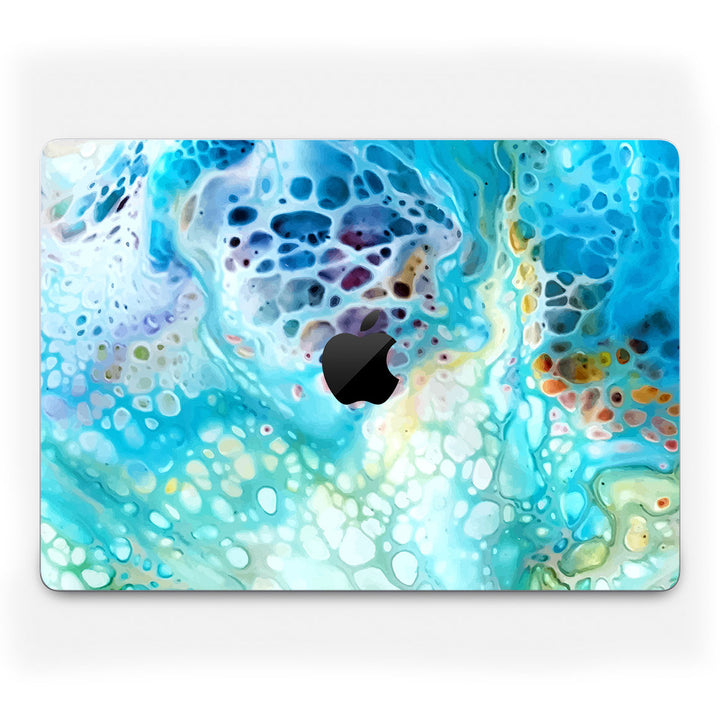 MacBook Pro 14" (2023, M2) Oil Paint Series Arctic Waves Skin