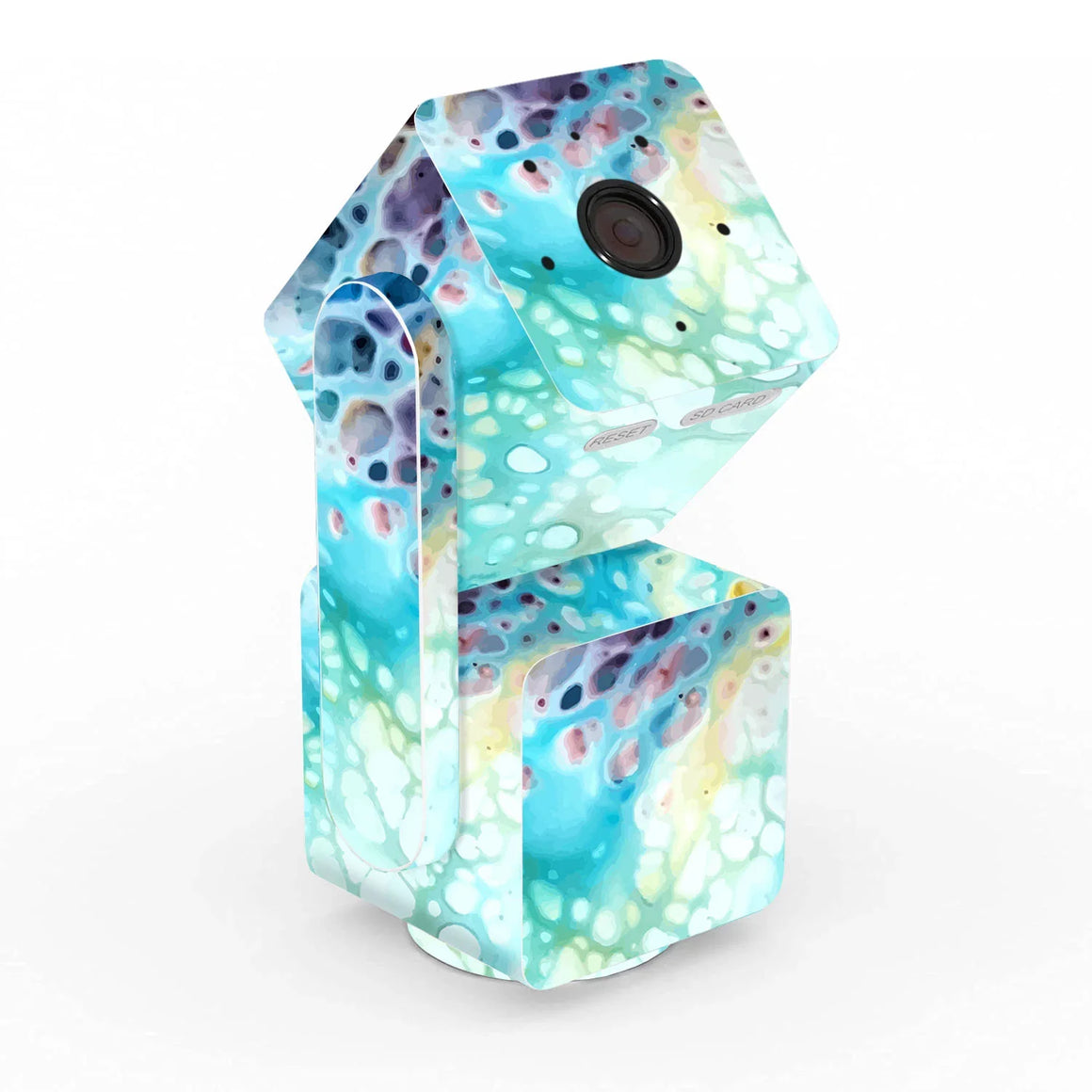 Wyze Cam Pan v3 Oil Paint Series Arctic Waves Skin