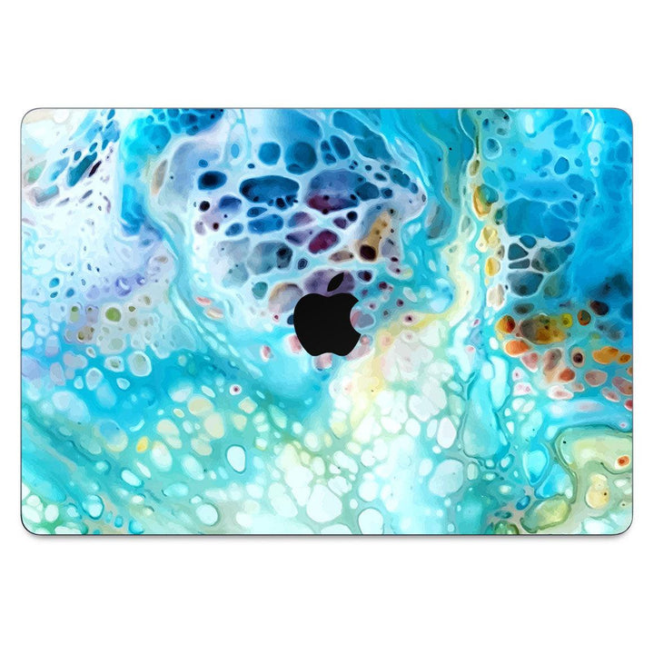 MacBook Air 15” Oil Paint Series Arctic Waves Skin