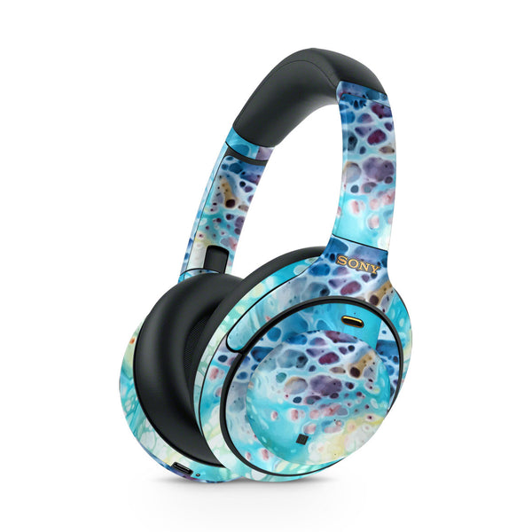 Sony WH-1000XM4 Oil Paint Series Arctic Waves Skin