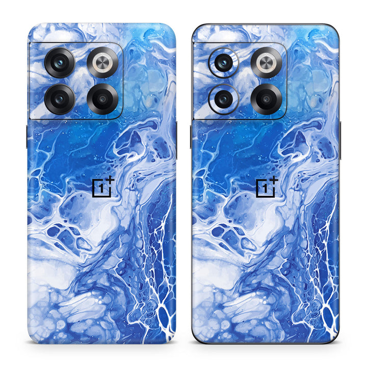 OnePlus 10T Oil Paint Series Blue Waves Skin