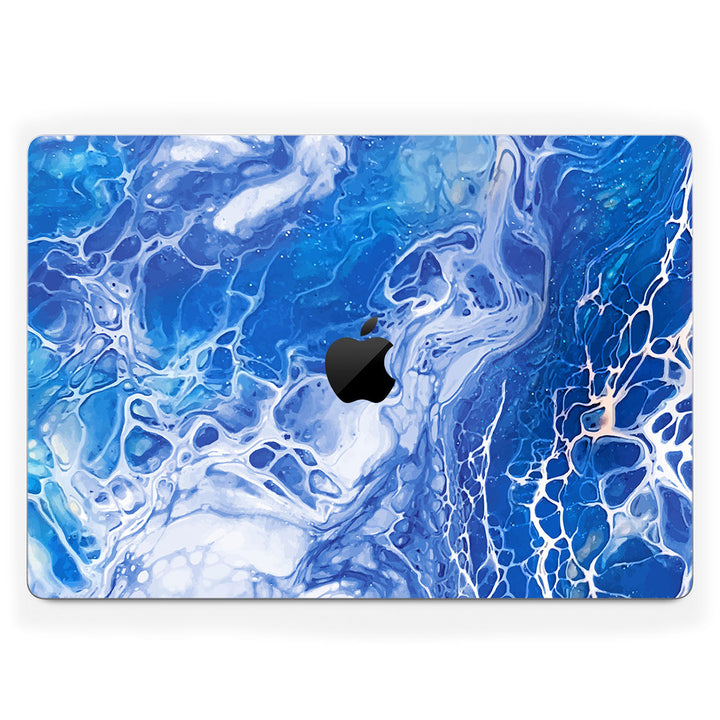 MacBook Pro 16" (2023, M2) Oil Paint Series Blue Waves Skin