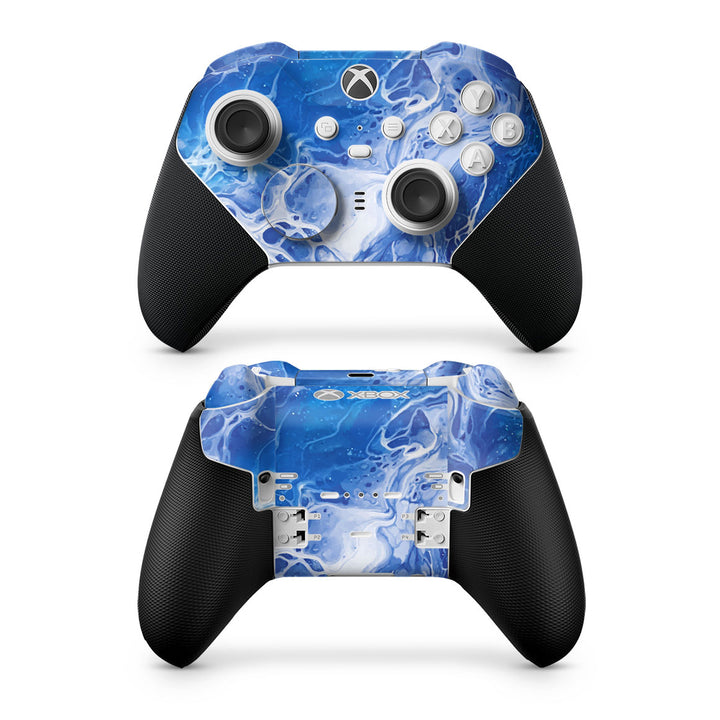 Xbox Elite Series 2 Core Controller Oil Paint Series Blue Waves Skin