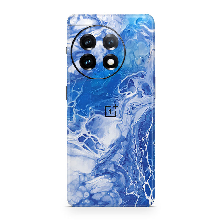OnePlus 11 5G Oil Paint Series Blue Waves Skin