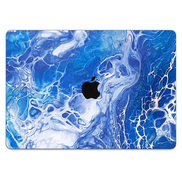 MacBook Air 15” Oil Paint Series Blue Waves Skin