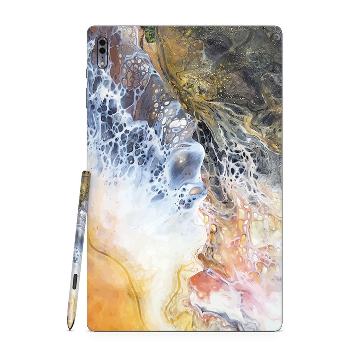 Galaxy Tab S8 Ultra Oil Paint Series Coastline Skin