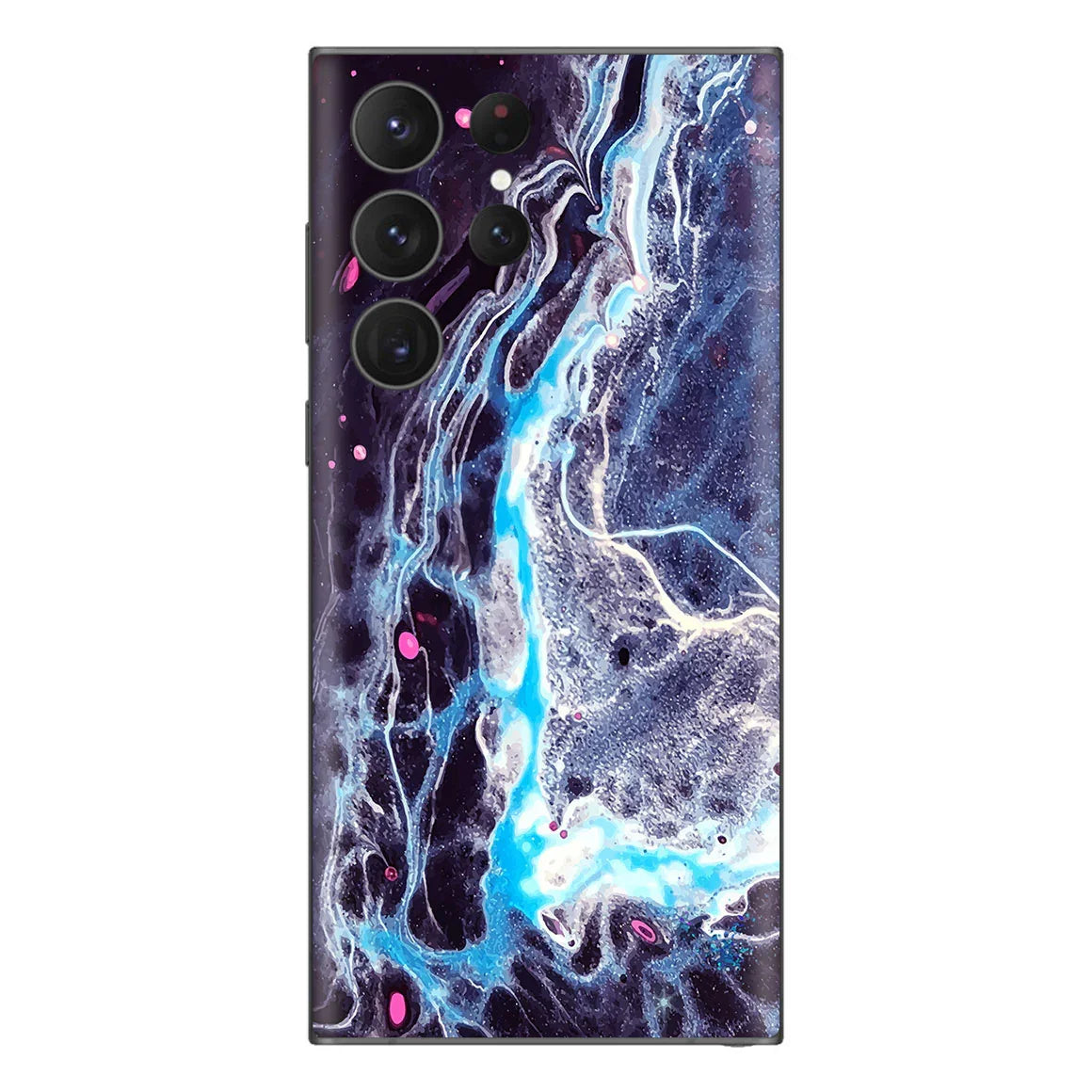 Galaxy S23 Ultra Oil Paint Series Dark Waves Skin