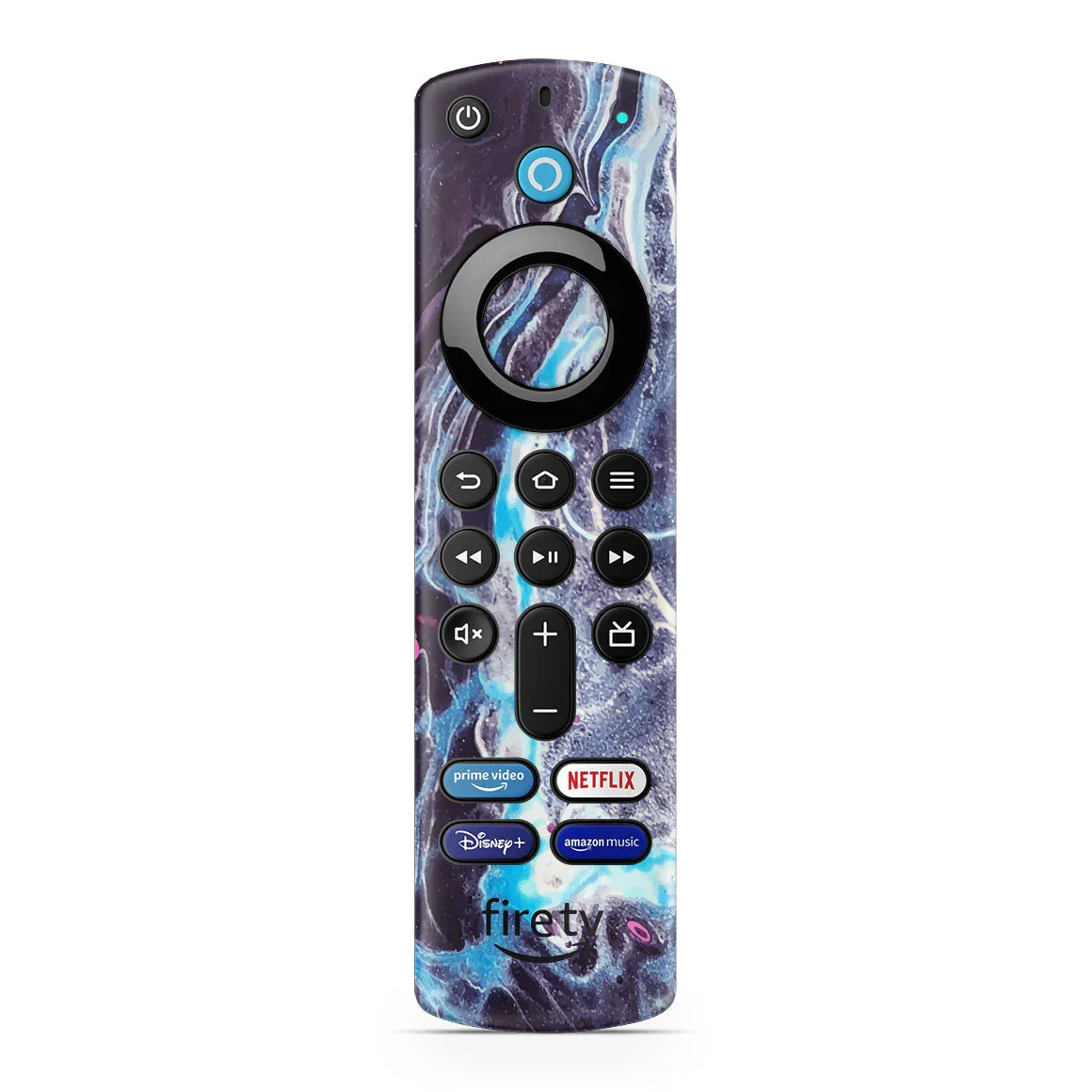 Amazon Fire TV Stick 4K Max Oil Paint Series Dark Waves Skin