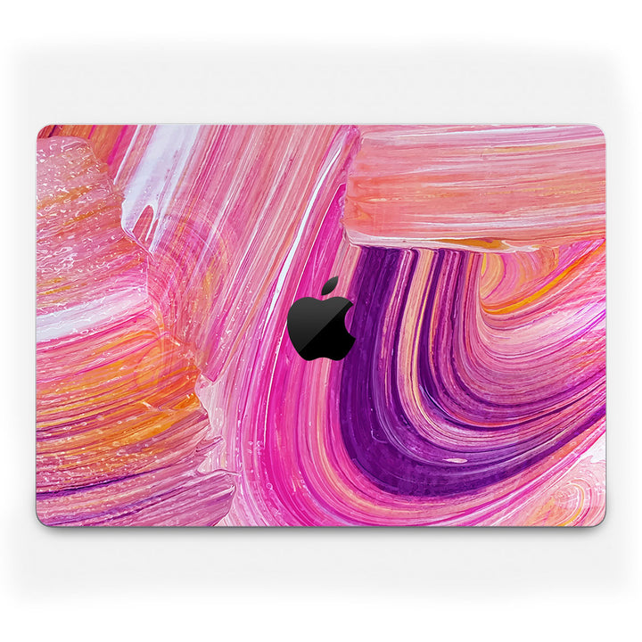 MacBook Pro 14" (2023, M2) Oil Paint Series Pink Brushed Skin