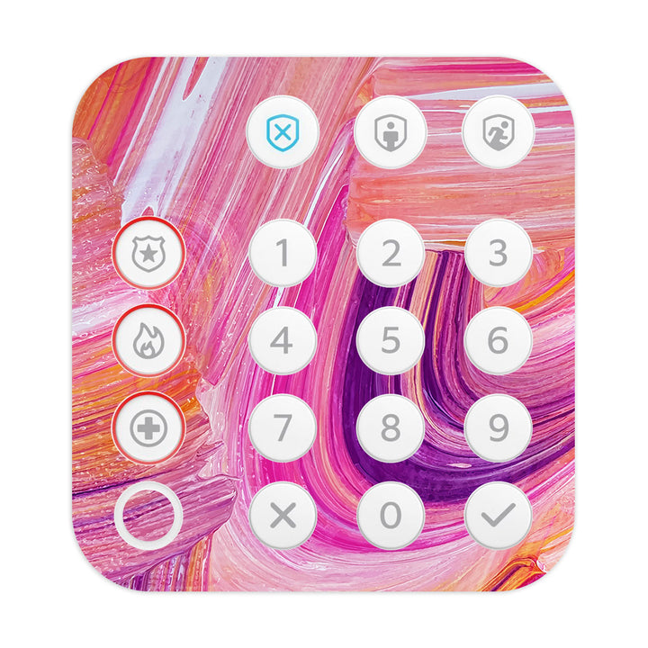 Ring Alarm Keypad (2nd Gen) Oil Paint Series Pink Brushed Skin