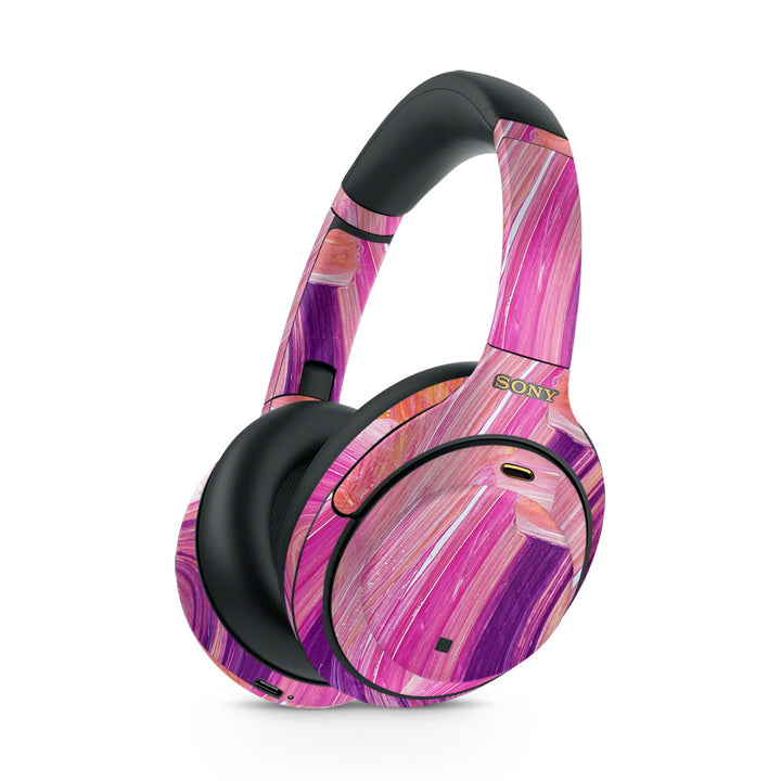 Sony WH-1000XM4 Oil Paint Series Pink Brushed Skin