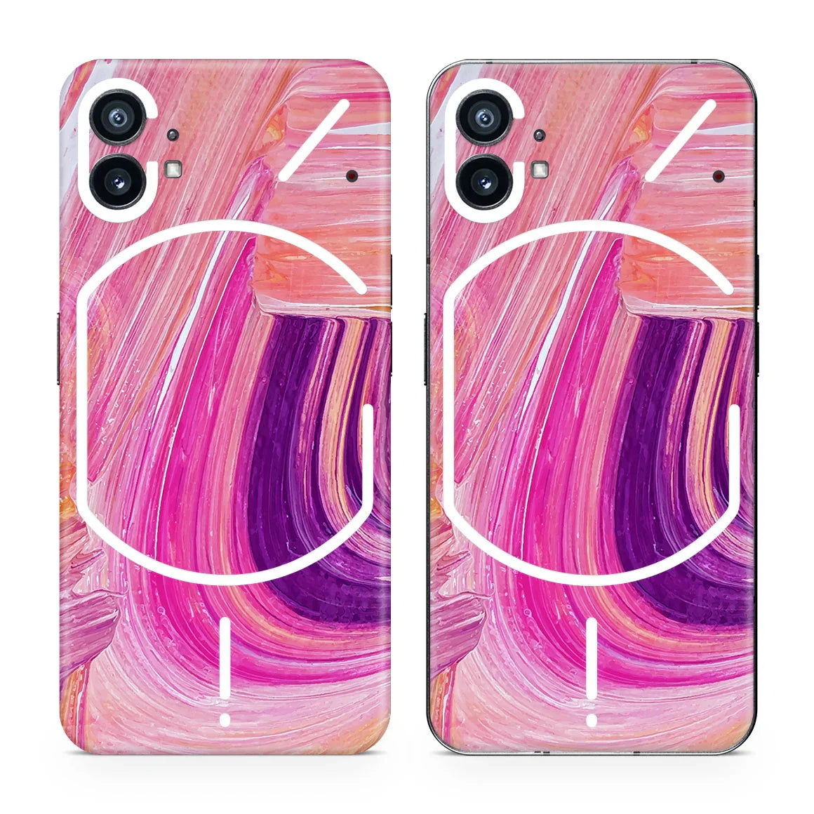 Nothing Phone 1 Oil Paint Series Pink Brushed Skin