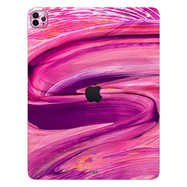 iPad Pro 12.9 Gen 6 Oil Paint Series Purple Brushed Skin