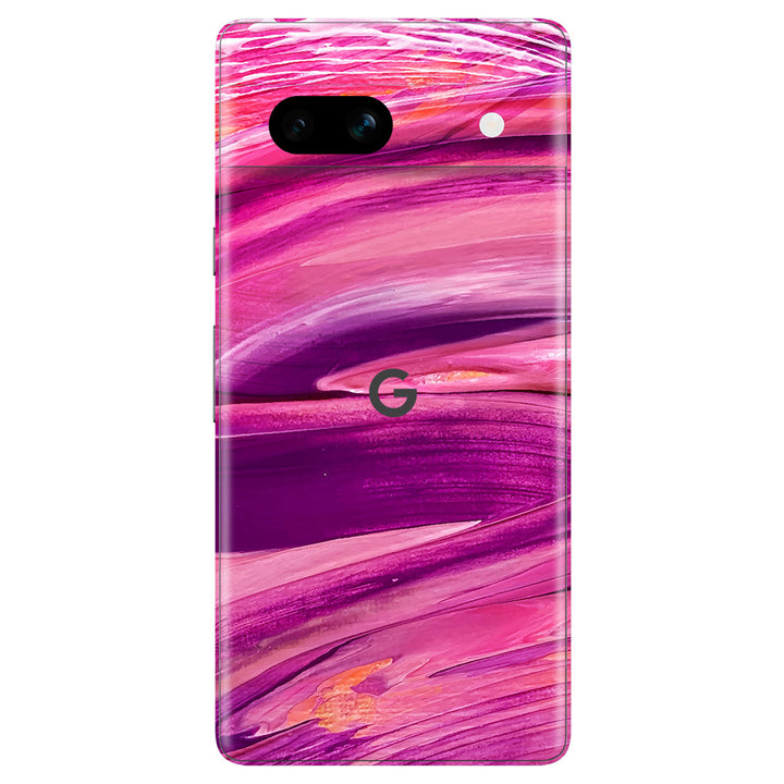Google Pixel 7a Oil Paint Series Purple Brushed Skin
