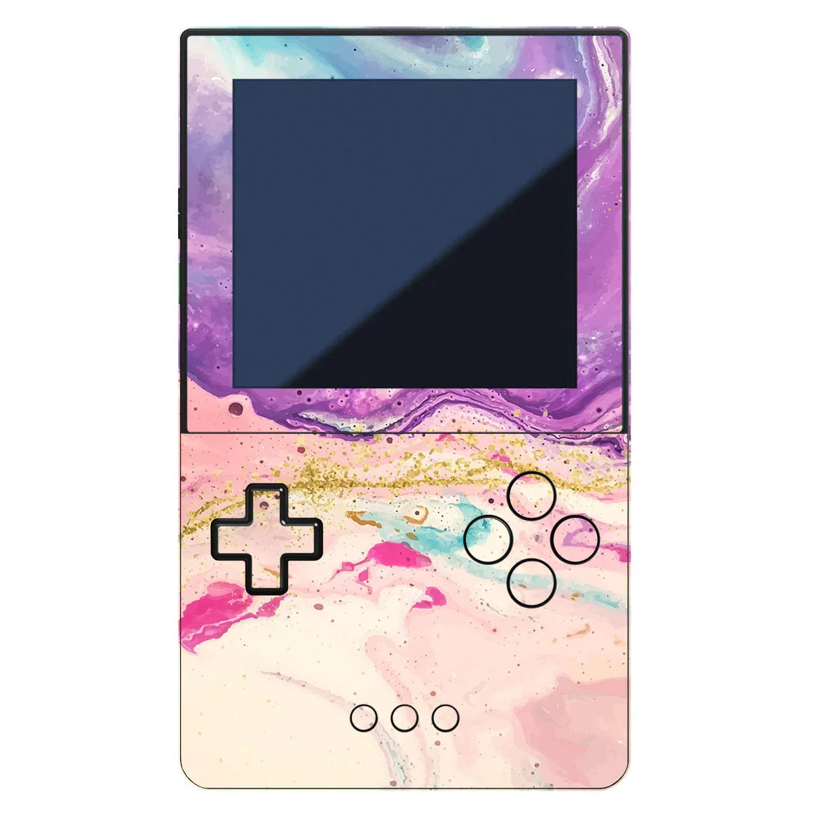 Analogue Pocket Oil Paint Series Purple Swirl Skin