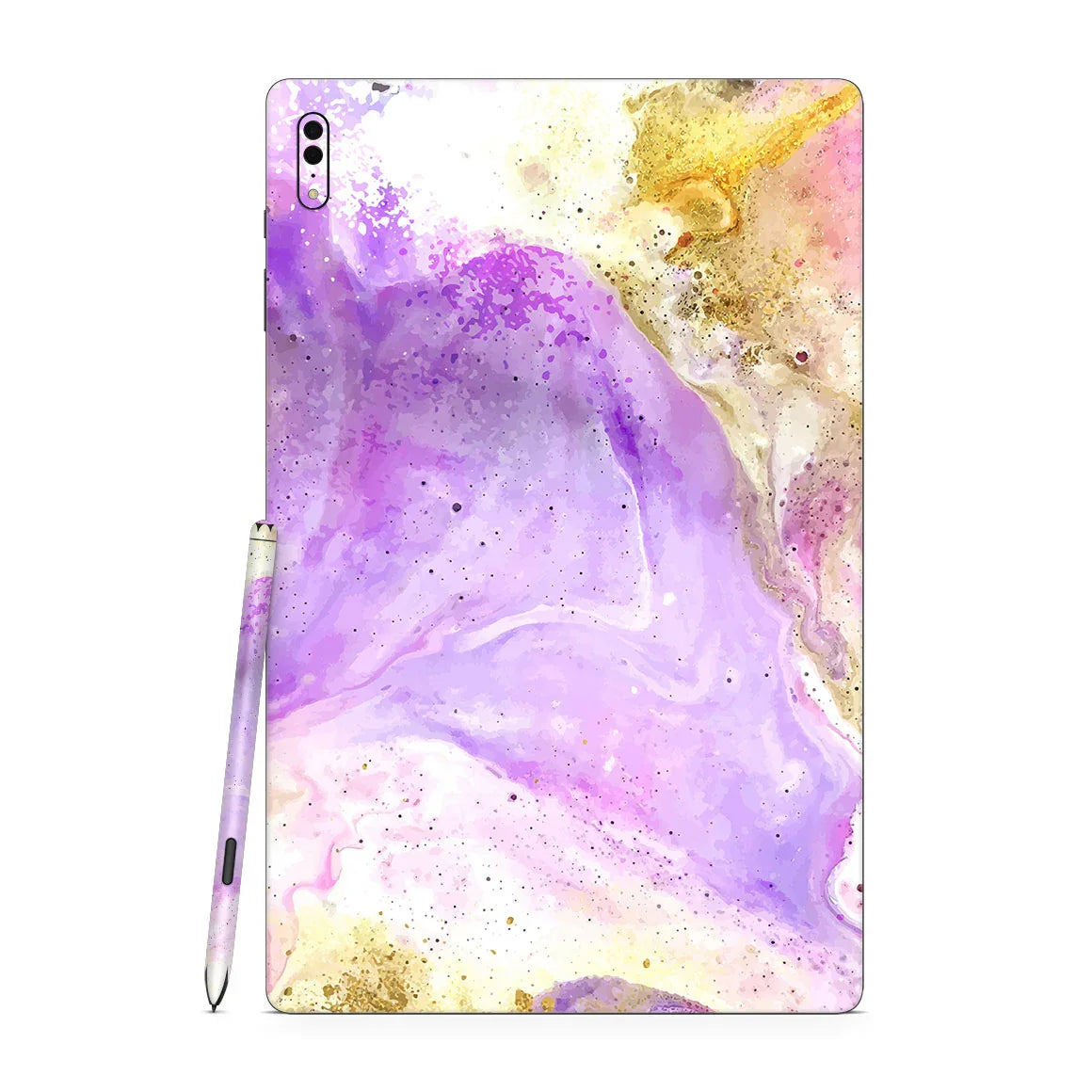 Galaxy Tab S8 Ultra Oil Paint Series Rainbow Swirl Skin