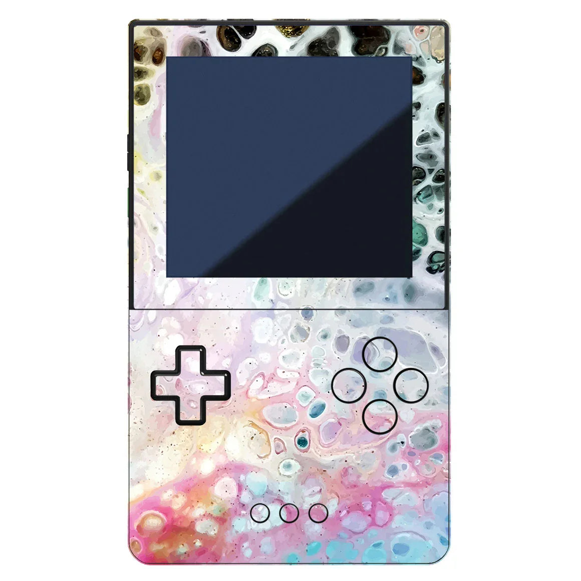 Analogue Pocket Oil Paint Series Rainbow Waves Skin