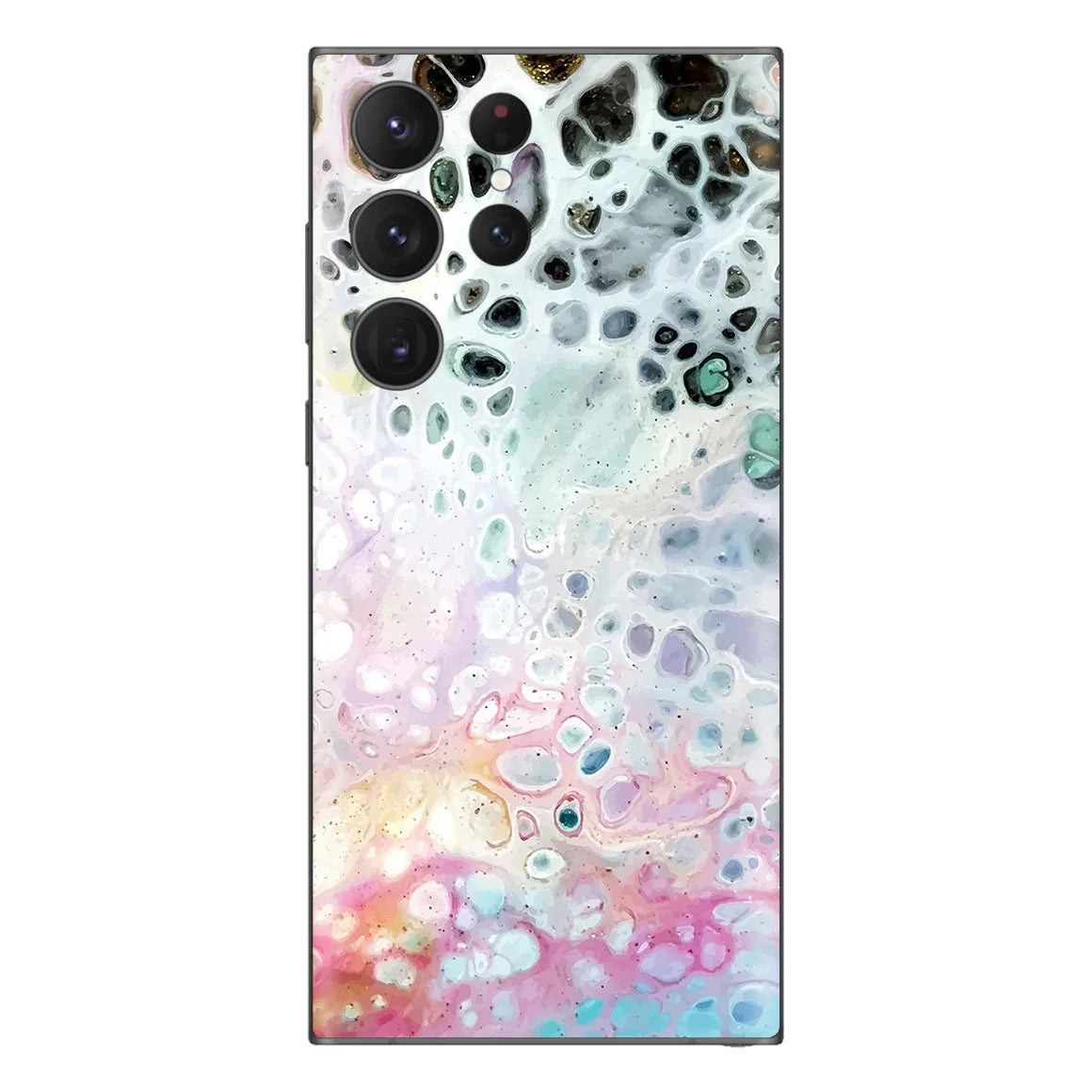 Galaxy S23 Ultra Oil Paint Series Rainbow Waves Skin