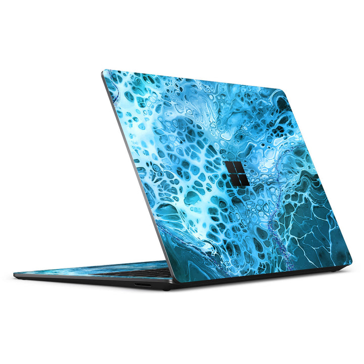 Surface Laptop 5 15" Oil Paint Series Teal Waves Skin