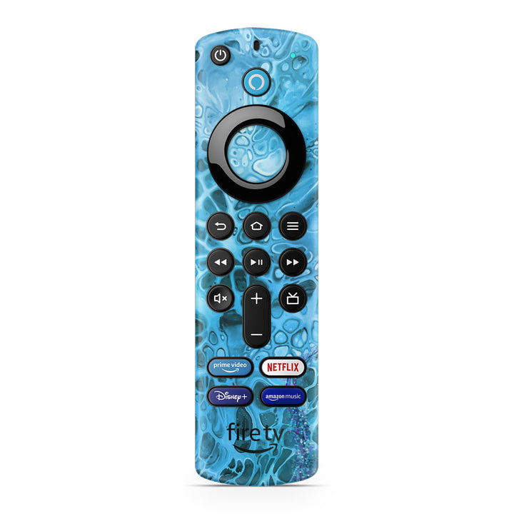 Amazon Fire TV Stick 4K Max Oil Paint Series Teal Waves Skin