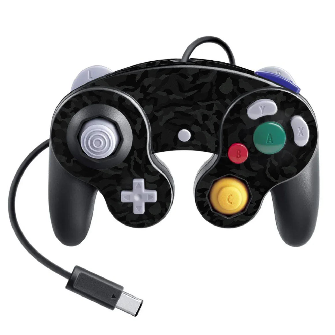 Nintendo Game Cube Controller Super Smash Bros Shade Series Black Skin