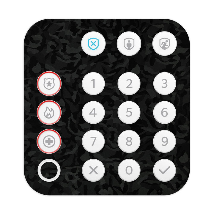 Ring Alarm Keypad (2nd Gen) Shade Series Black Skin