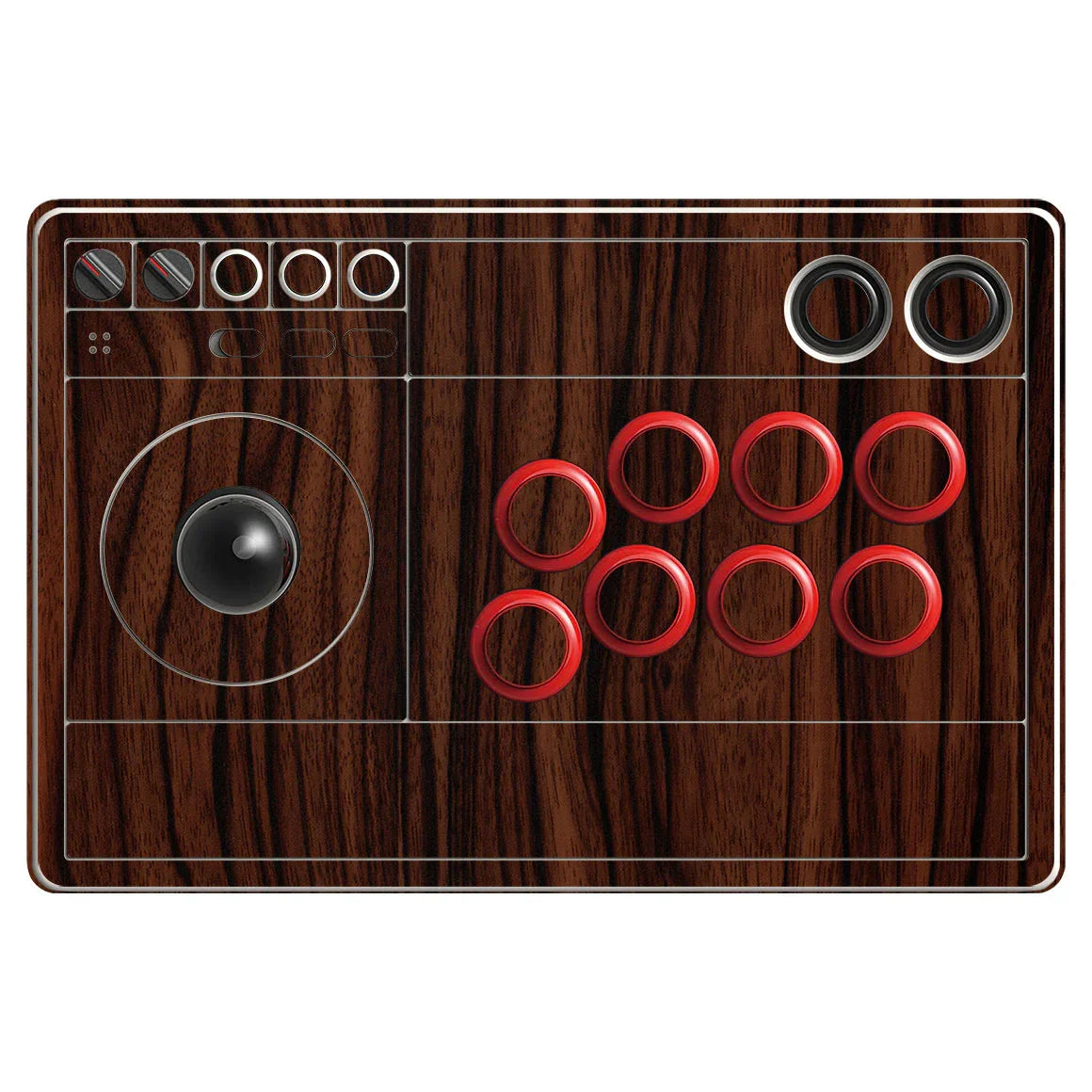 8Bitdo Arcade Stick Wood Series Ebony Skin