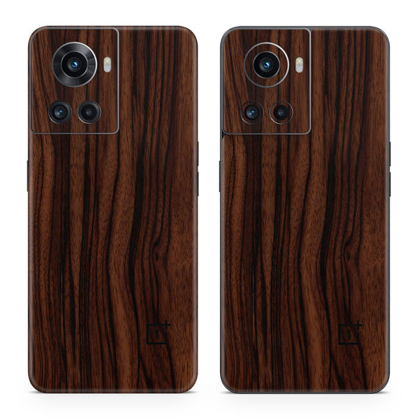 OnePlus 10R Wood Series Ebony Skin