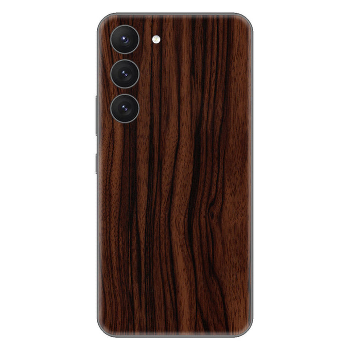 Galaxy S23 Wood Series Ebony Skin