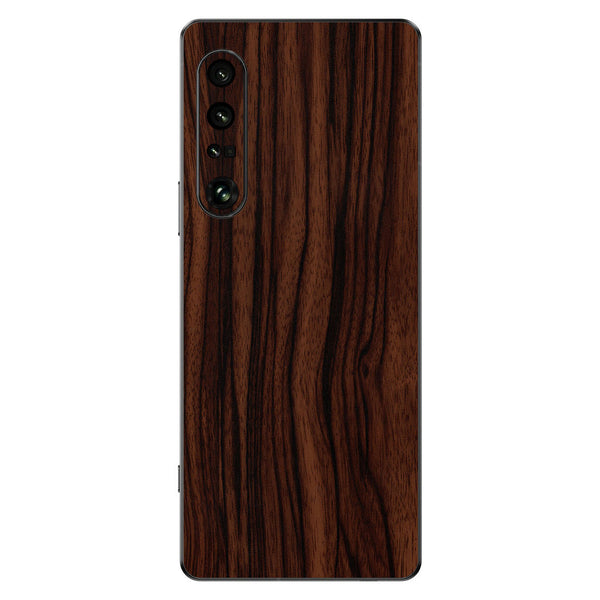 Sony Xperia 1 IV Wood Series Ebony Skin
