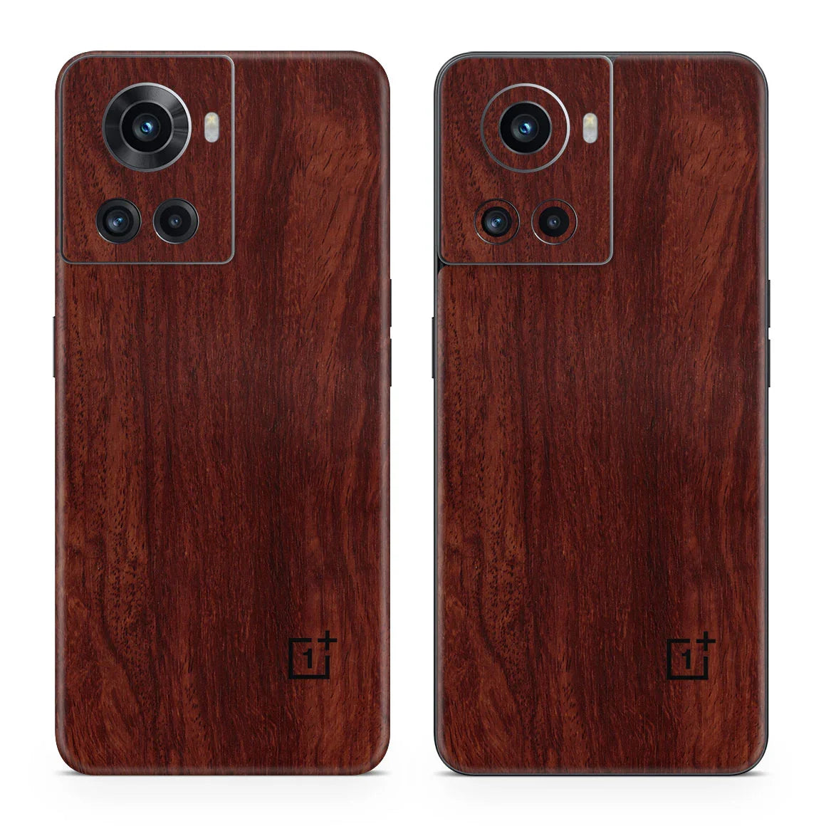 OnePlus 10R Wood Series Mahogany Skin